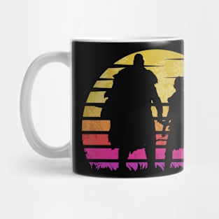 God Of War v2 retro sunset Mug